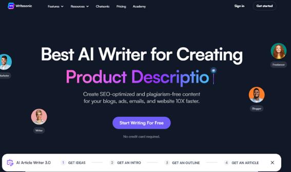 Writesonic Ai官方最新版-内容写作工具