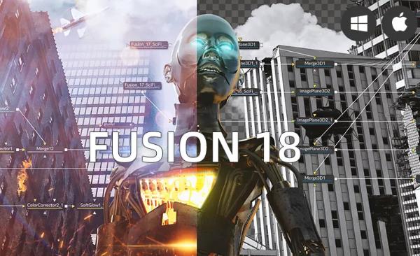 Fusion Studio汉化版 v18.5b1 影视后期特效合成软件