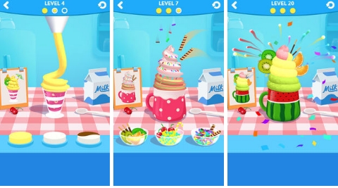 冰淇淋梦工坊最新版：可以制作美食的休闲益智游戏，不花钱！