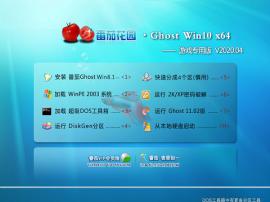 番茄花园 Ghost Win10 64位 游戏专用版 V2020.04